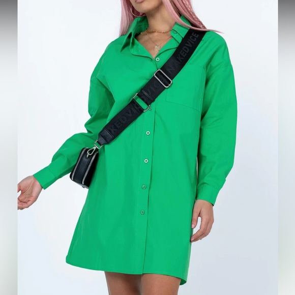 Princess Polly Button-up Dress - Picture 1 of 4